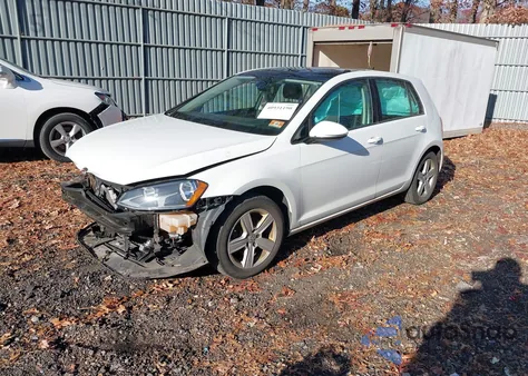 2017 Volkswagen Golf Tsi S 4-Door/Tsi Se 4-Door/Tsi Sel 4-Door/Tsi Wolfsburg Edition 4-Door из США, поврежденный, VIN 3VW217AU8HM010314